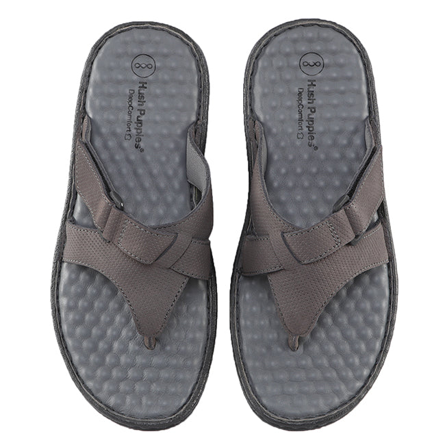 Hush Puppies Sandal Pria Jefferson V - Toepost In Grey