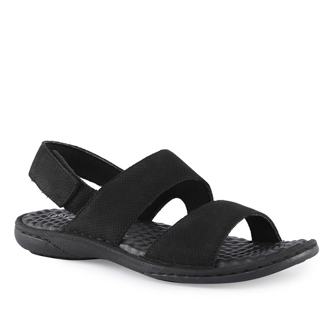Hush Puppies Sandal Pria Jefferson V - Rafter In Black