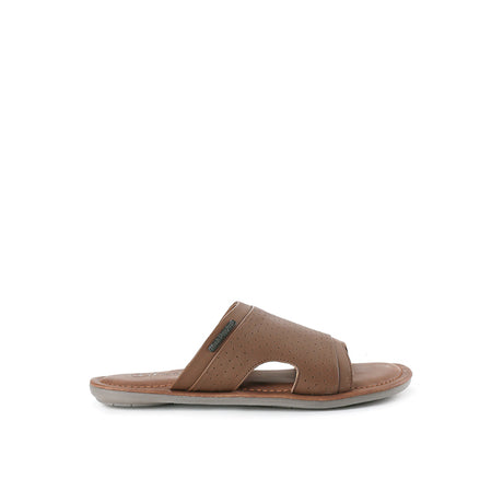 Hush Puppies Sandal Slide Pria Plainville Vi - Slide In Brown