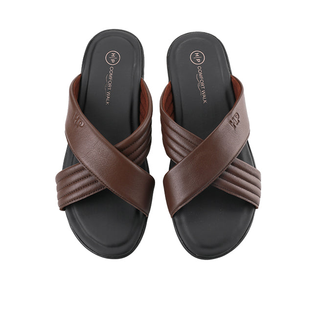 Hush Puppies Sandal Cross Pria Clarencio - Cross In Brown