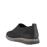 Hush Puppies Sepatu Slip On Pria Expert Mt Slipon In Black Knit