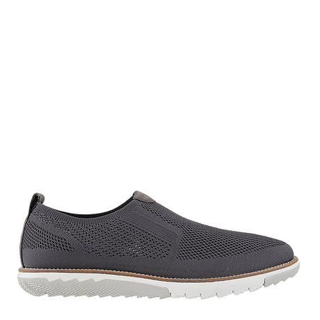 Hush Puppies Sepatu Slip On Pria Expert Mt Slipon In Dark Grey Knit