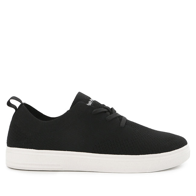 Hush Puppies Sepatu Sneaker Pria Rusty Marshall In Black