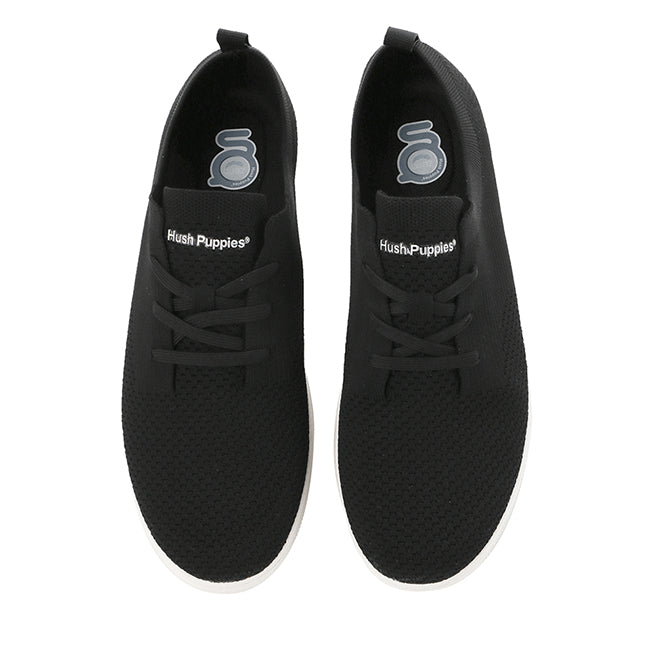 Hush Puppies Sepatu Sneaker Pria Rusty Marshall In Black