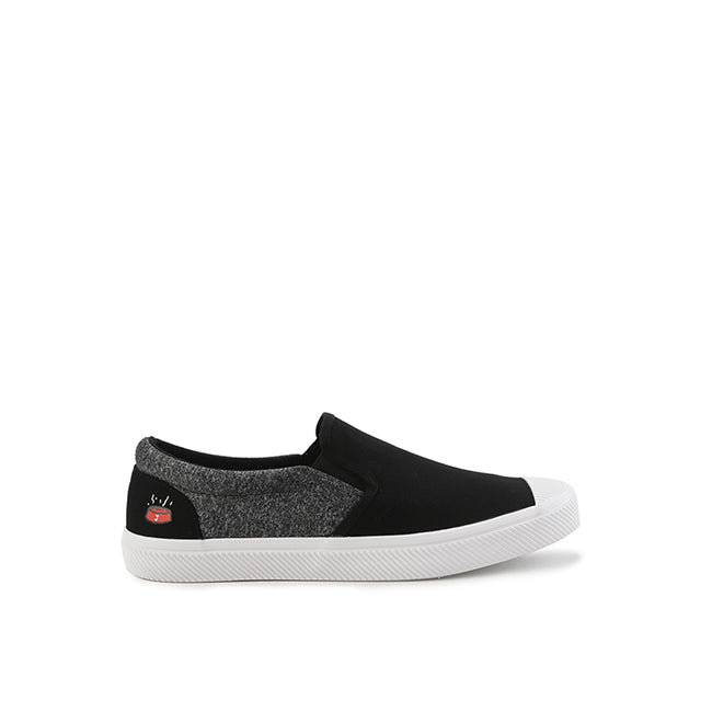 Hush Puppies Sepatu Slip On Pria Jacko Laziest In Black