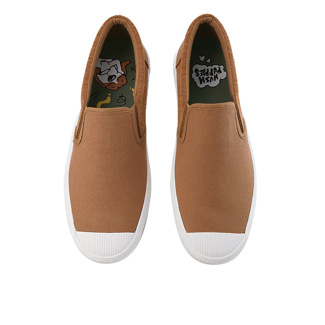 Hush Puppies Sepatu Slip On Pria Jacko Laziest In Brown