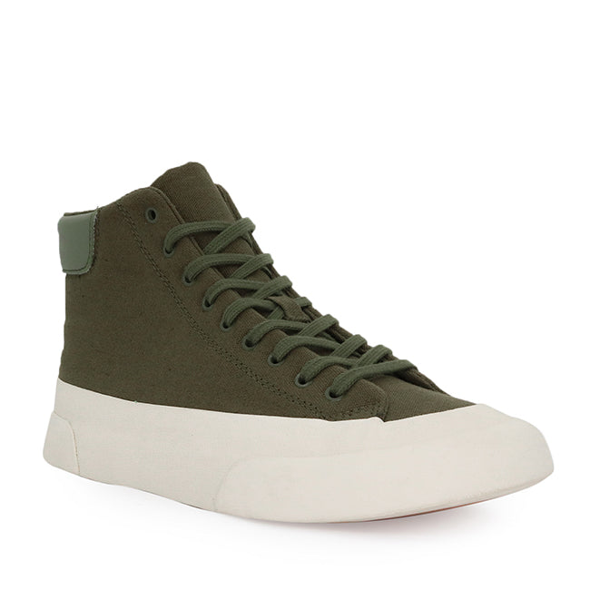 Hush Puppies Sepatu Sneaker Pria Joshua Gonz - Mid In Olive