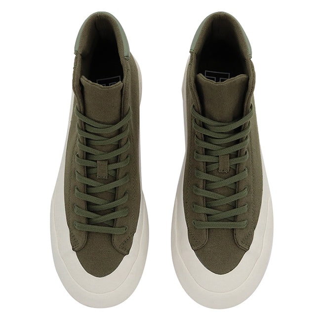 Hush Puppies Sepatu Sneaker Pria Joshua Gonz - Mid In Olive