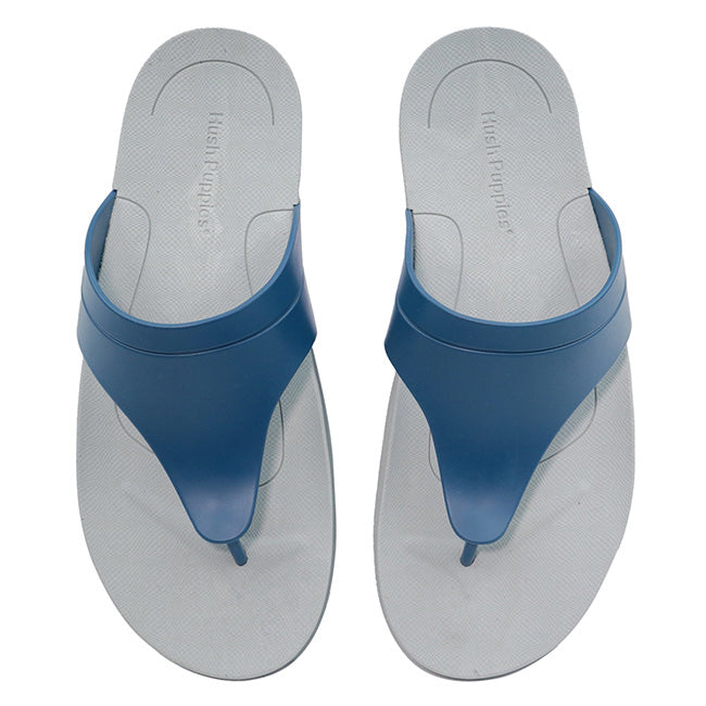 Hush Puppies Sandal Pria Bricks Ii - Toepost In Blue