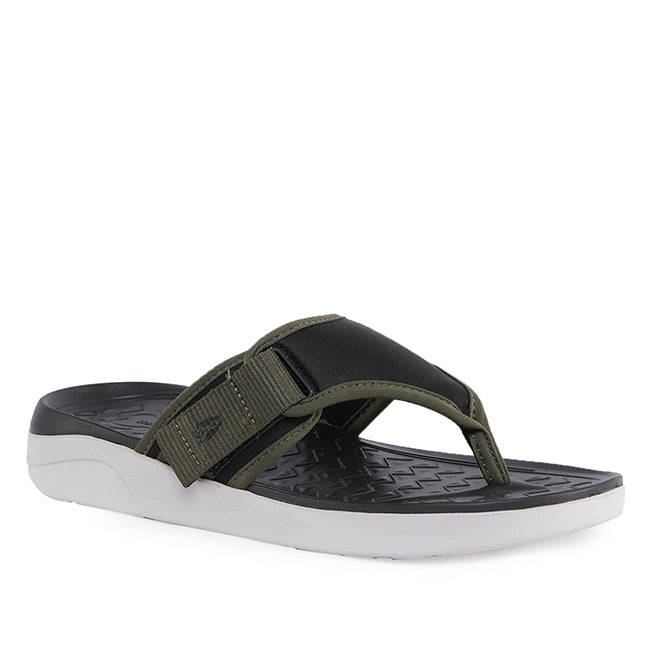 Hush Puppies Sandal Pria Stride Ii - Toepost In Black