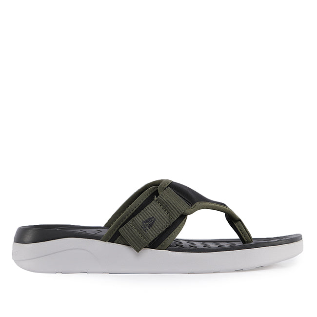 Hush Puppies Sandal Pria Stride Ii - Toepost In Black