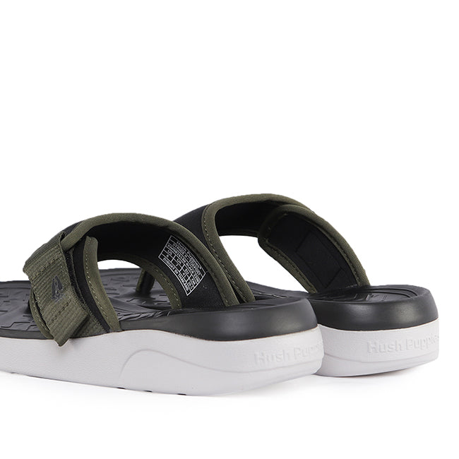 Hush Puppies Sandal Pria Stride Ii - Toepost In Black