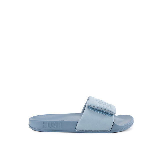 Hush Puppies Sandal Pria Thanos Cliff Slide In Blue