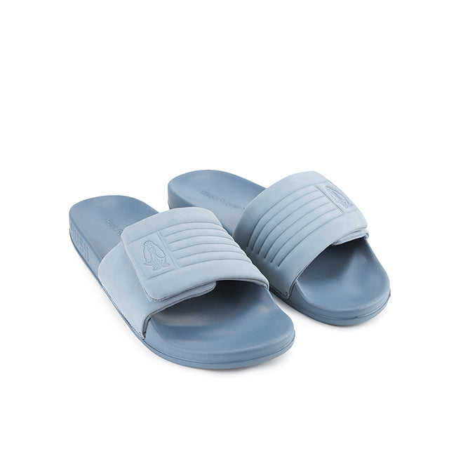 Hush Puppies Sandal Pria Thanos Cliff Slide In Blue