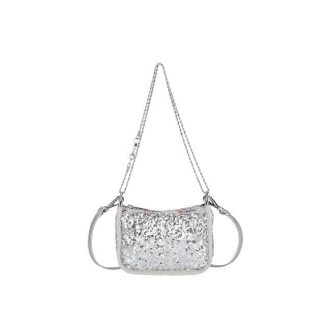 2Way Chain Mini Bag In Cosmic Silver