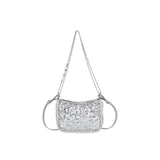 2Way Chain Mini Bag In Cosmic Silver