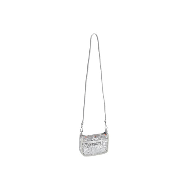 2Way Chain Mini Bag In Cosmic Silver