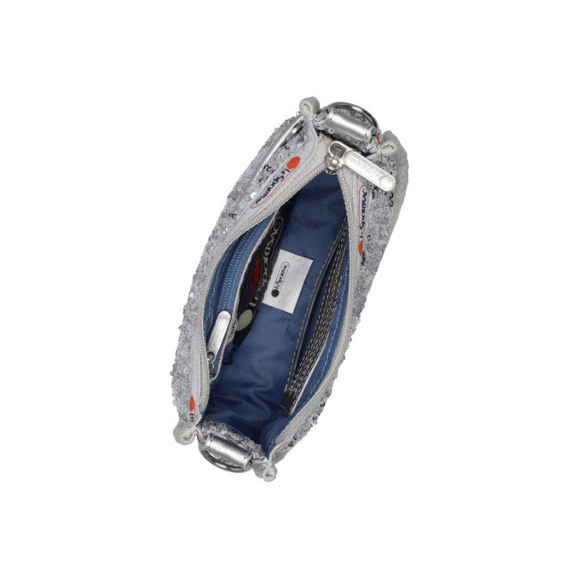 2Way Chain Mini Bag In Cosmic Silver