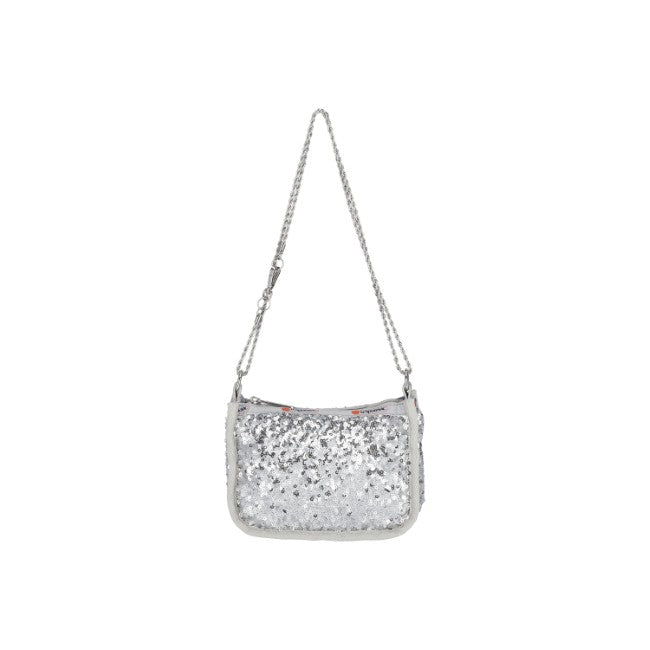 2Way Chain Mini Bag In Cosmic Silver