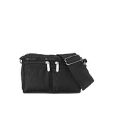 LeSportsac Tas Unisex Crossbody E/W Double Pocket Bag In Recycled Black