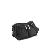 LeSportsac Tas Unisex Crossbody E/W Double Pocket Bag In Recycled Black