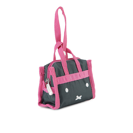 LeSportsac Unisex Bags Micro Weekender Charm In Miffy Green/Pink Charm