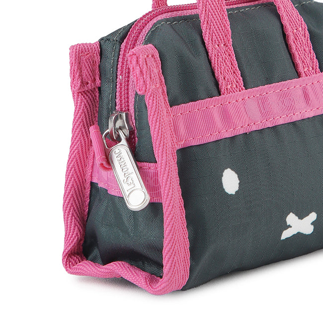 LeSportsac Unisex Bags Micro Weekender Charm In Miffy Green/Pink Charm