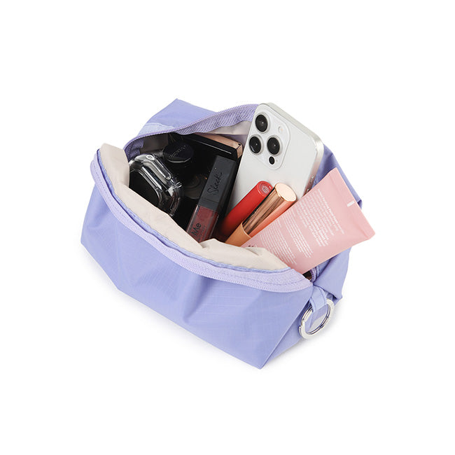 LeSportsac Unisex Large Zip Pouch In Periwinkle Dream