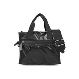 LeSportsac Unisex Bags E/W Shoulder Satchel In Black Shine