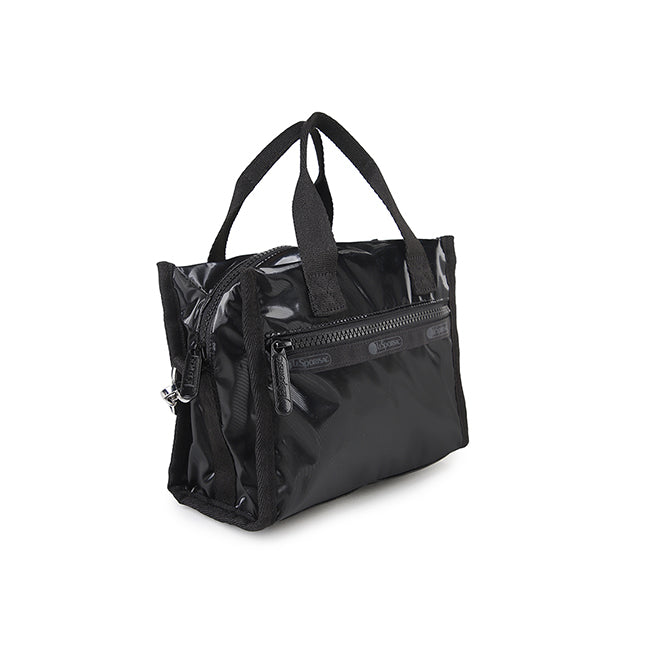 LeSportsac Unisex Bags E/W Shoulder Satchel In Black Shine