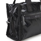 LeSportsac Unisex Bags E/W Shoulder Satchel In Black Shine