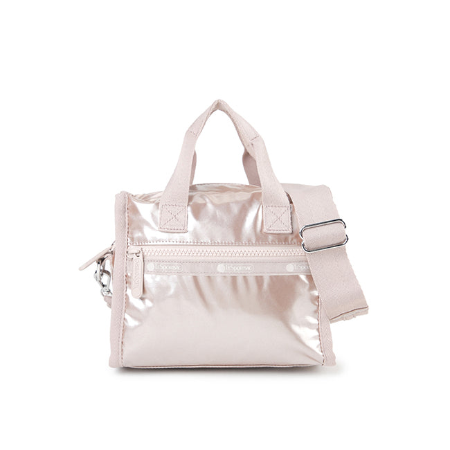 LeSportsac Unisex Bags E/W Shoulder Satchel In Rose Gold Shine