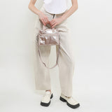 LeSportsac Unisex Bags E/W Shoulder Satchel In Rose Gold Shine