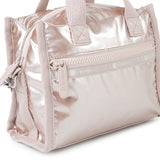 LeSportsac Unisex Bags E/W Shoulder Satchel In Rose Gold Shine