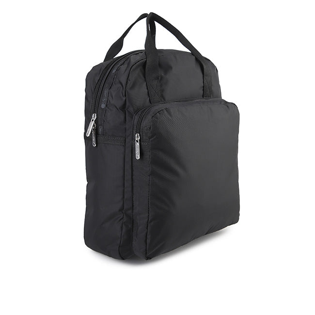 LeSportsac Unisex Bags Medium E/W Backpack In Recycled Black