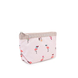 LeSportsac Unisex Pouch Small Sloan Cosmetic In Flamingo Party