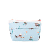LeSportsac Unisex Pouch Small Sloan Cosmetic In Floating Sea Otters