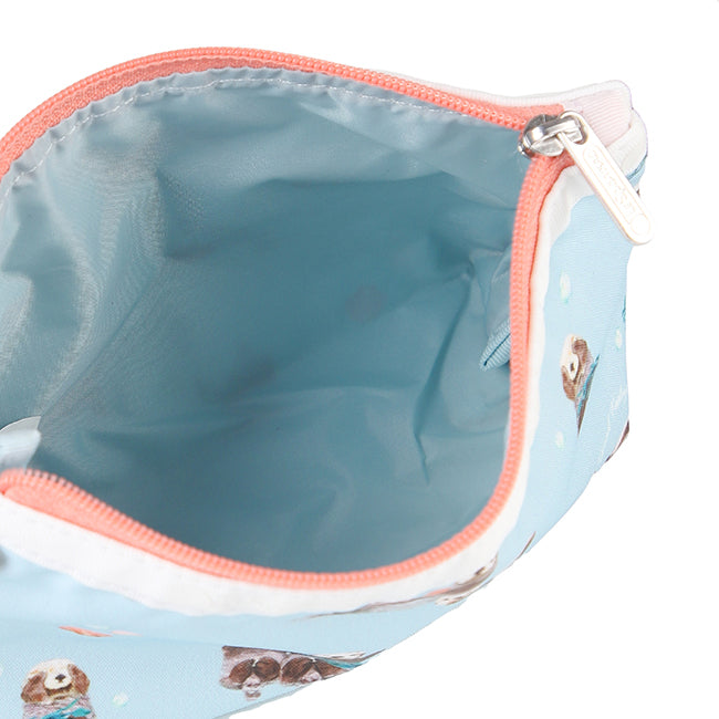 LeSportsac Unisex Pouch Small Sloan Cosmetic In Floating Sea Otters