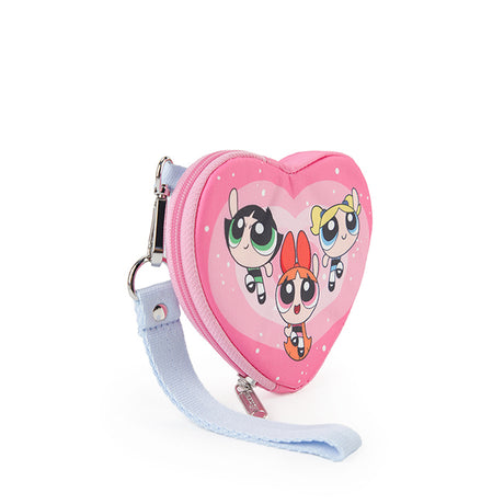 LeSportsac Unisex Pouch Heart Wristlet In Ppg Pink Heart