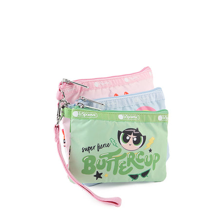 LeSportsac Unisex Pouch Wristlet Pouch Set In Ppg Wristlet