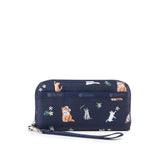 LeSportsac Unisex Tech Wallet Wristlet In Tropical Meow Cat