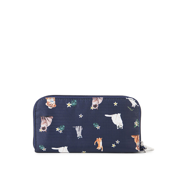 LeSportsac Unisex Tech Wallet Wristlet In Tropical Meow Cat