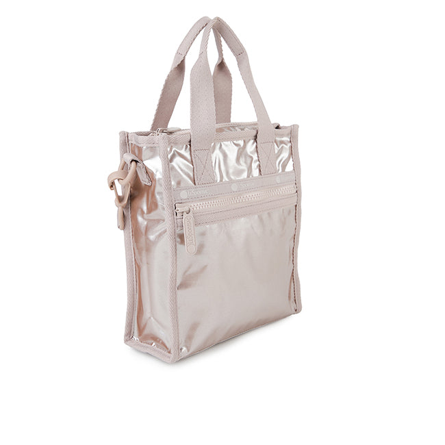 LeSportsac Unisex Bags Mini N/S Tote In Rose Gold Shine