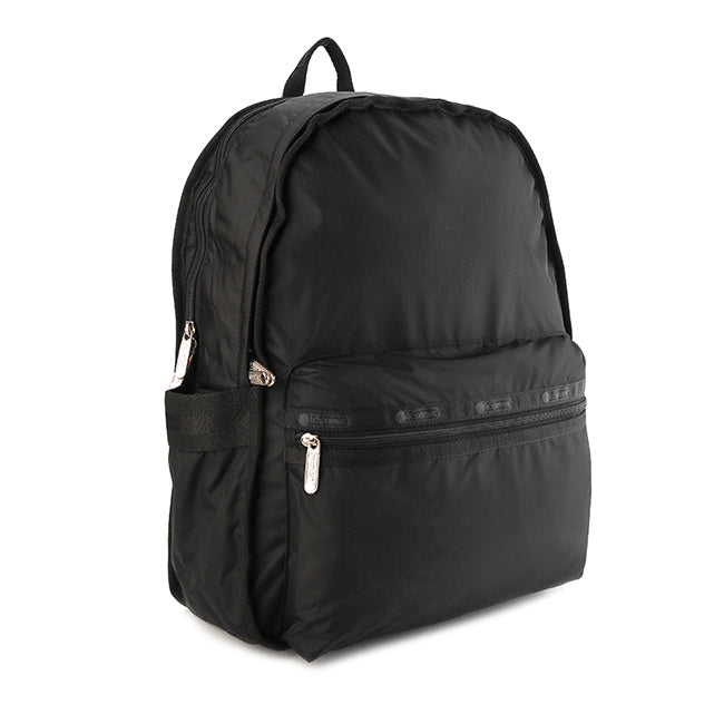 LeSportsac Unisex Route Backpack In Recycled Black