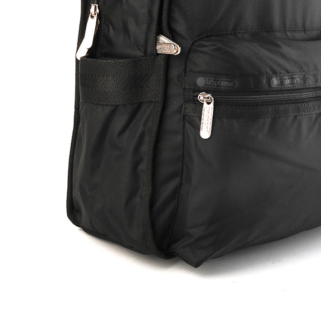 LeSportsac Unisex Route Backpack In Recycled Black