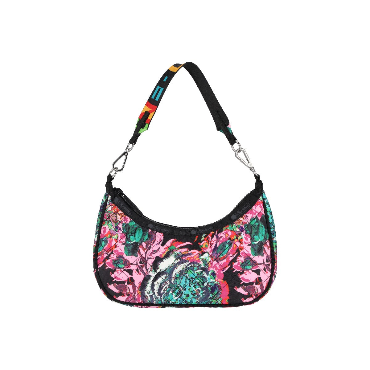 LeSportsac Tas Unisex Sm Conv Hobo In Ll Pink Flwr Conv Hobo