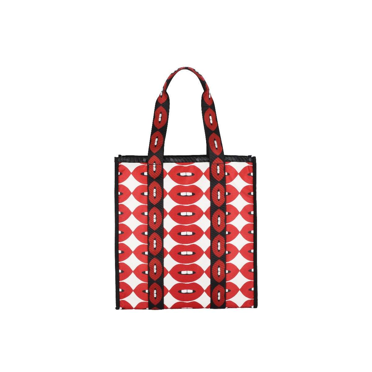 Lg Web Book Tote In Ll Lips Book Tote