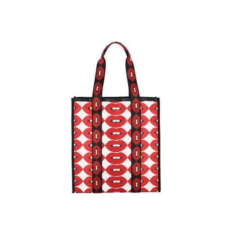 Lg Web Book Tote In Ll Lips Book Tote