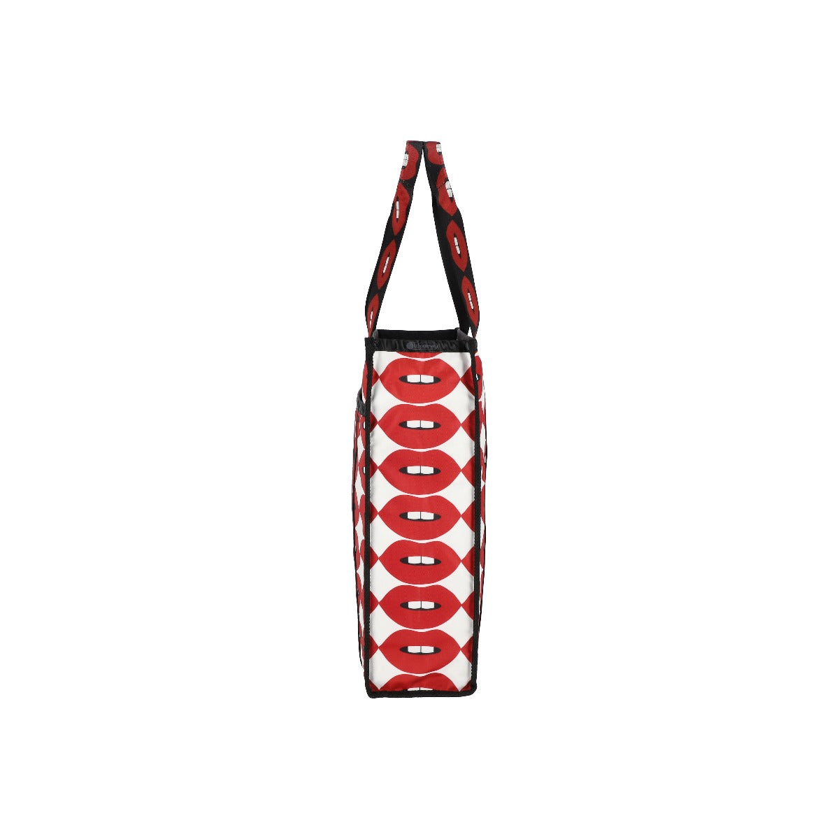 Lg Web Book Tote In Ll Lips Book Tote