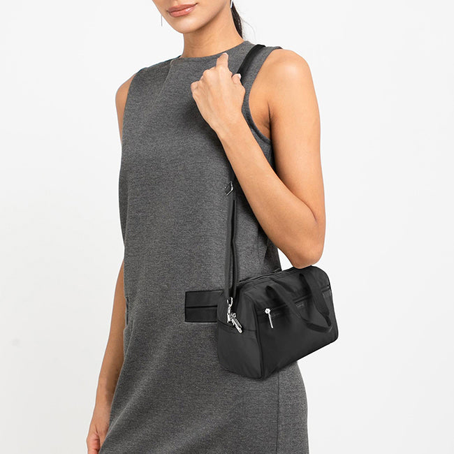 LeSportsac Tas Unisex Hand Bag Everyday Sm Satchel In Recycled Black